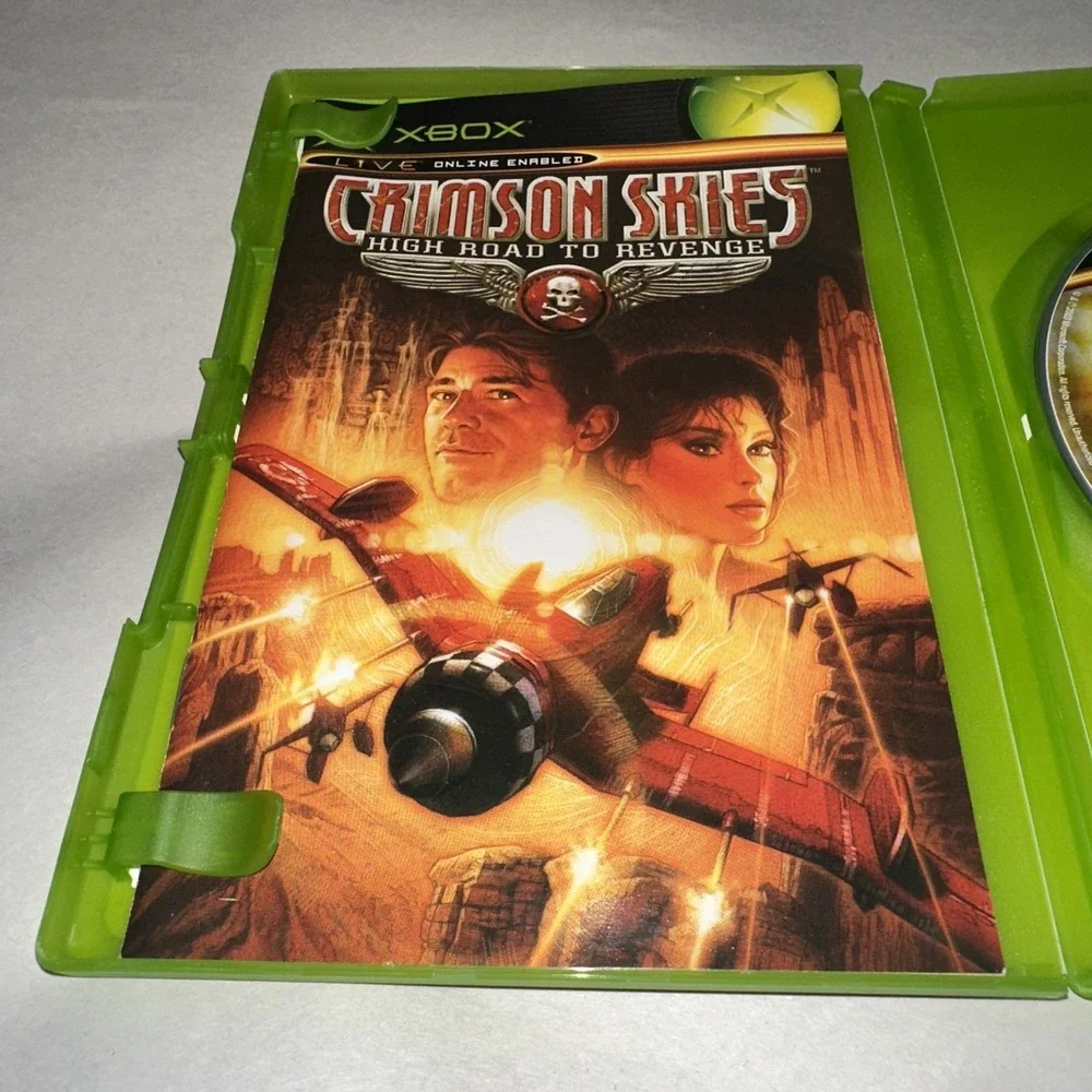 Crimson Skies: High Road to Revenge (Microsoft Xbox, 2003) Complete w/ Manual